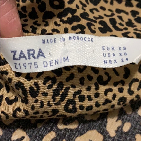 Zara leopard dress size XS - Picture 6 of 7